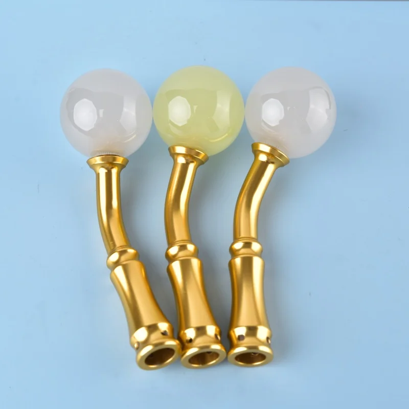 Universal Fit Car Modification Kit: Luminous Gear Knob with Gourd-Shaped Curved Extension Rod - Cool Shift Knob Set