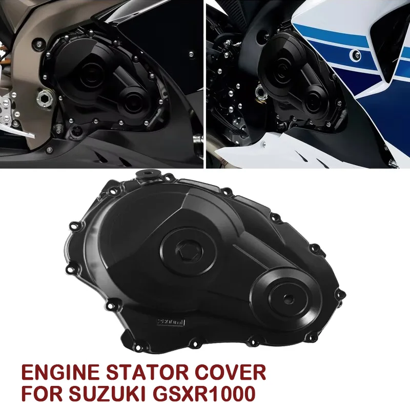 Motorcycle Engine Stator Cover Crankcase For SUZUKI GSXR1000 2009-2016