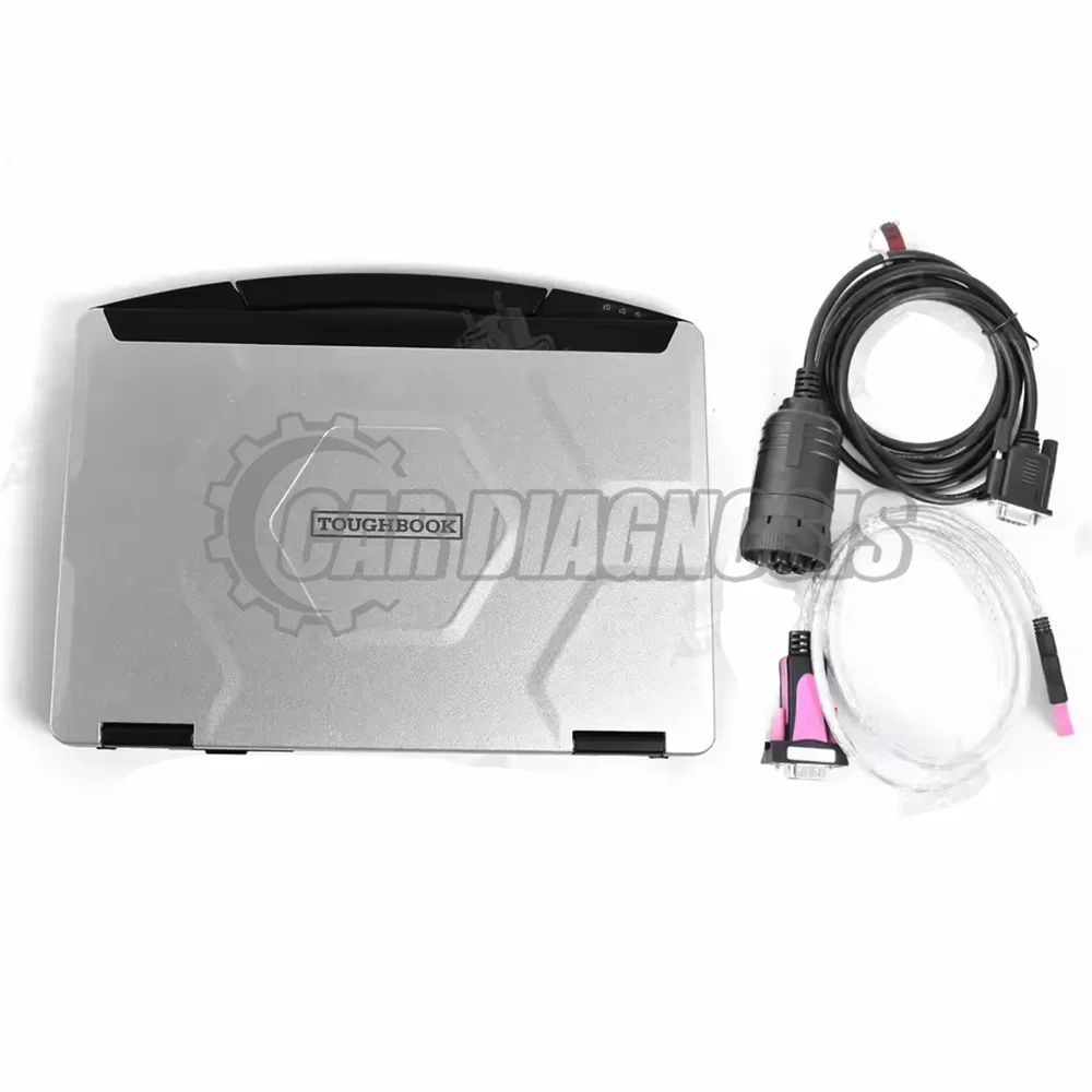 For Liebherr diagnostic kit for Liebherr crane software SCULI with excavator Crane diagnostic tool + CF54 laptop