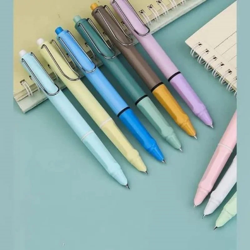 Retractable Fountain Pen, Press Type Refillable Ink Writing Pen Extra Fine 0.38mm Calligraphy Pen for Office School,,family