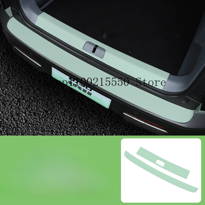 4 قطعة عتبة السيارة خلف الباب ل BAIC bj30 2024-25 ملصقات ل محرك BAIC المضادة للخدش حامي ملصق لاصق لامع ورائع اكسسوارات التصميم