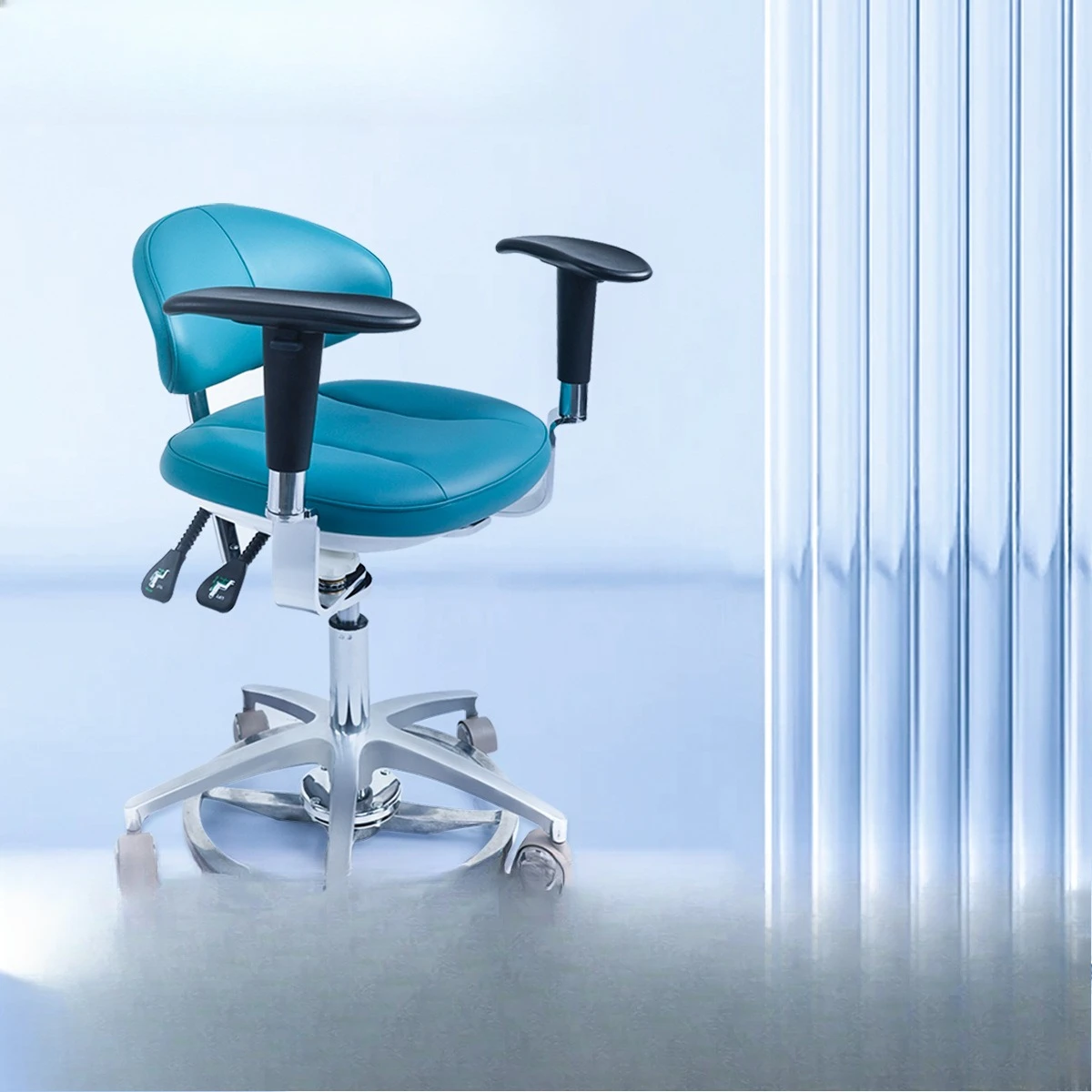 Dental oral  lift swivel chair assistant special chair surgery stool cosmetic chair