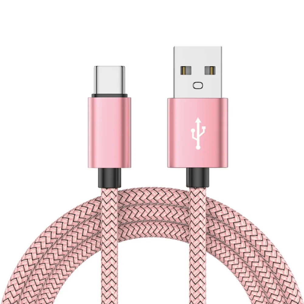 Fast Charging USB Type-C Cable, Nylon Braided,60W  USB-A To USB-C Android Charging Cord