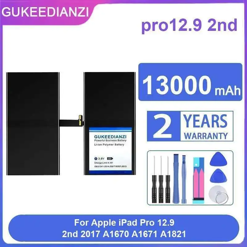 

13000Mah Tablet Battery Long-Lasting Performance For Apple Ipad Pro 12.9 2Nd 2017 A1670 A1671 A1821 Pro12.9 Durable