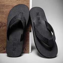 Summer men slippers beach flip flops sandals casual flat shoes men indoor non-slip slippers outdoor slippers plus size 50