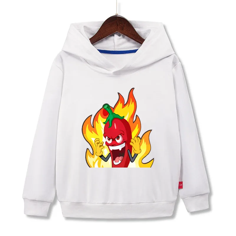 Эдиsson перец الأطفال هوديس اديسون Pts صبي فتاة الكرتون قمصان سويت شيرت بقلنسوة عادية القطن الاطفال الطفل البلوز الملابس القمم #3