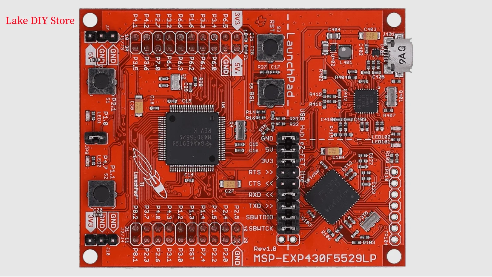 MSP-EXP430F5529LP MSP430F5529 MCU USB LaunchPad Development Kit EXP430F5529LP MSP430F M430F5528 TUSB2046BIRHBR