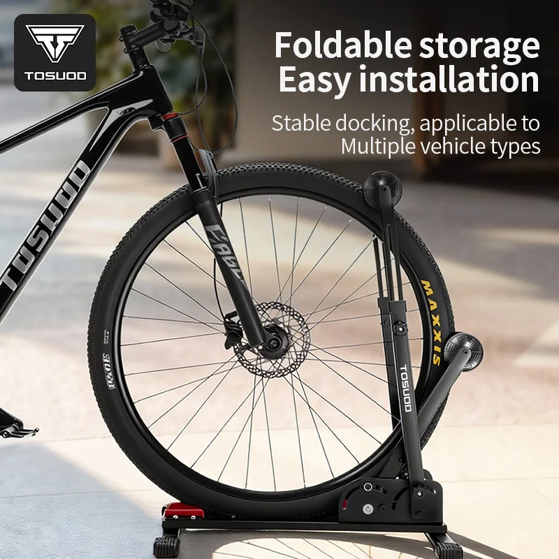 

TOSUOD Bicycle Parking Rack Indoor Display Stand for MTB Road Bike Foldable Storage Stand Repair Support Holder