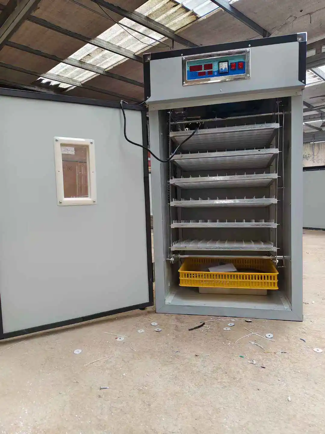 Fully Automatic Egg Incubator Constant Temp Humidity Hatcher for Chicken Duck Quail Farm CE Certified