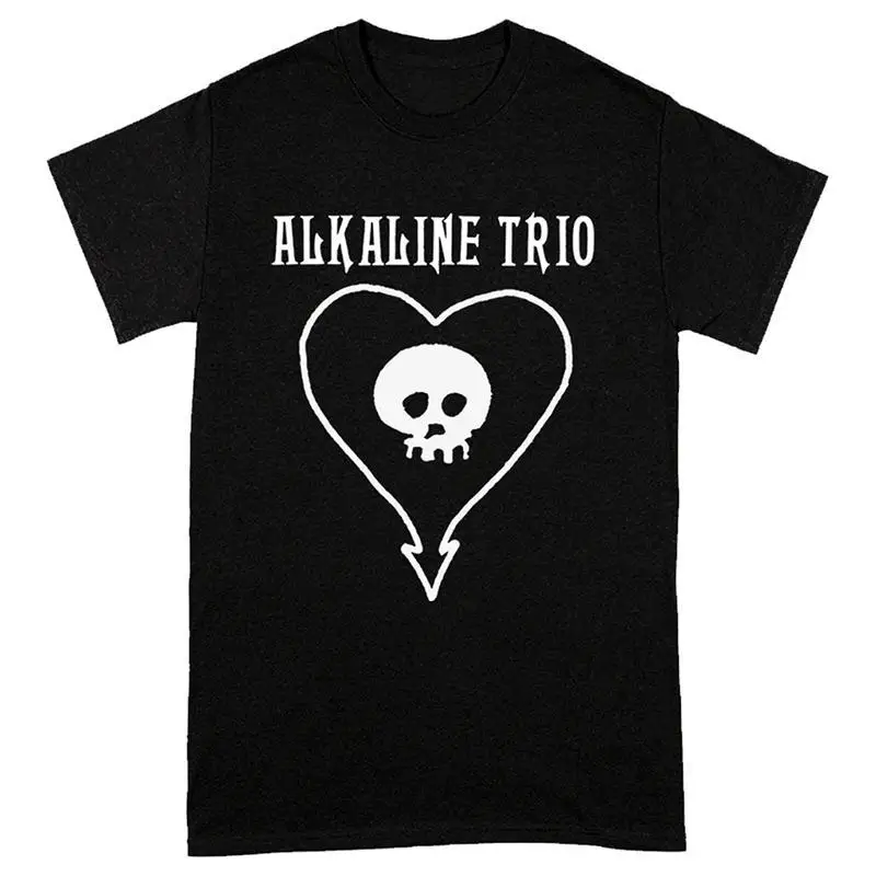 1997 ALKALINE TRIO American Chicago Punk Band High Street Loose-fitting Men's and Women's Straight-cut Short-sleeved Summer