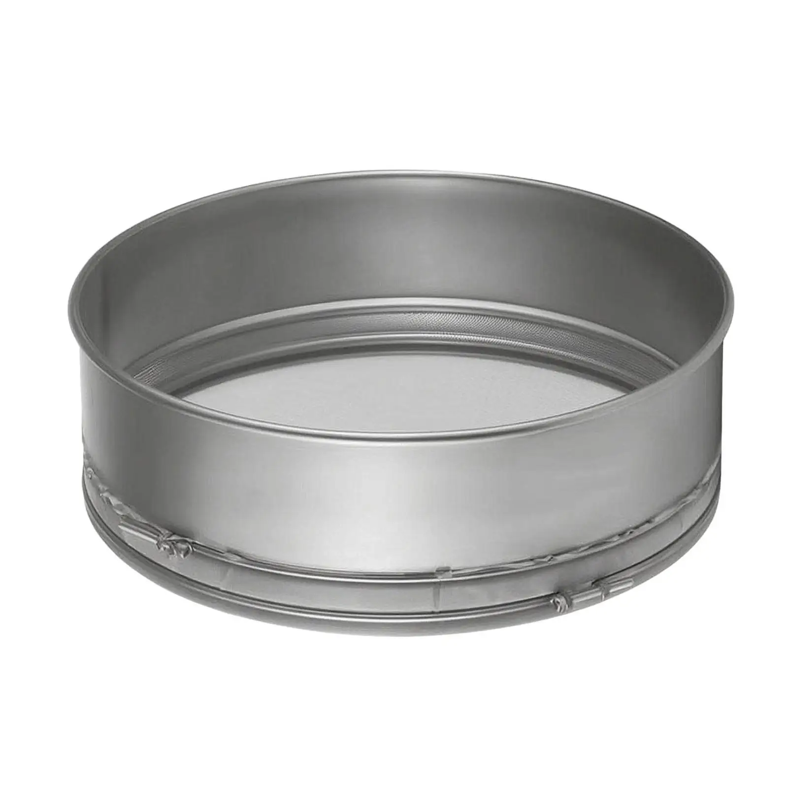 Sieve Screen with Removable Mesh Smooth Metal Frame, Circular Sieve Screen, for Industrial Screening