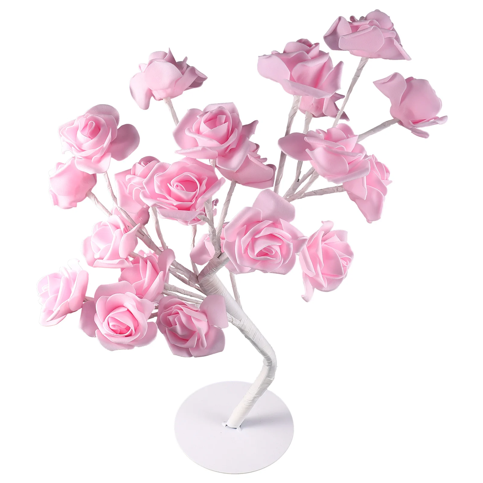 

Rose Lamp Bedside Night Decorative Tabletop Flower For Bedroom Party Home Hotel Decor Led Roses Tree Lamp Light Tree