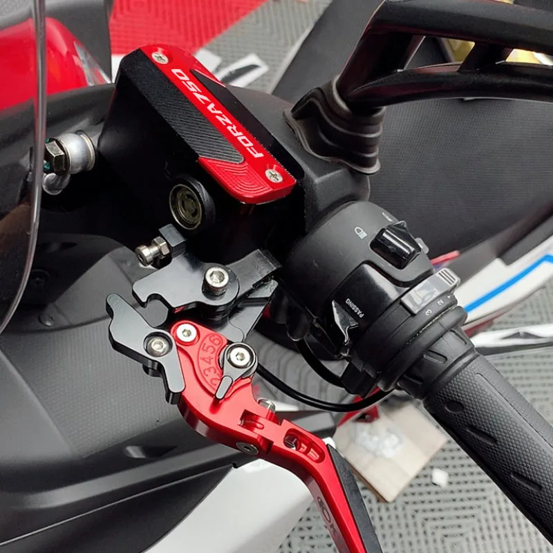 For HONDA Forza 750 FORZA750 Forza750 2020-2024  Motorcycle Accessories CNC Front Brake Reservoir Fluid Tank Cover Oil Cup Cap