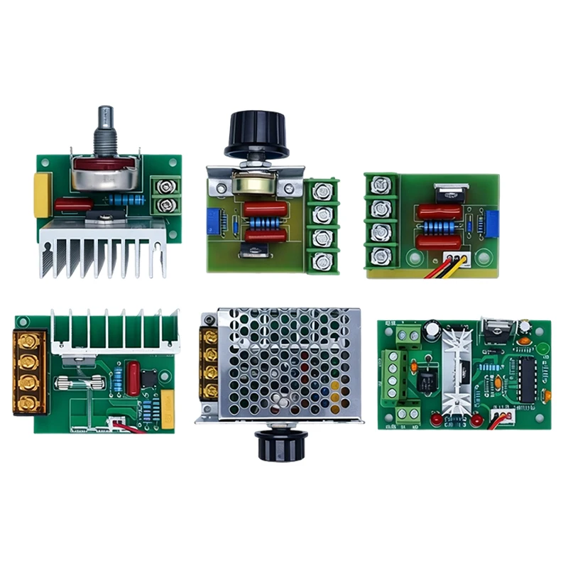 AC 220V High Power SCR Voltage Regulator Motor Speed Controller Dimmer Governor 150W‑10000W Adjustable Speed Control Module