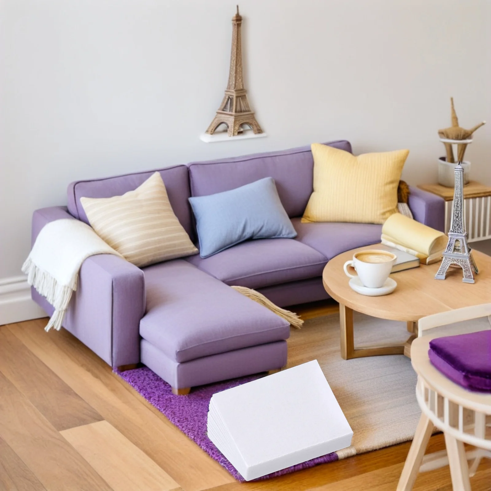 80개 인형집 미니 책 빈 노트북 - 미니어처 책장용 컴팩트한 작은 책 플립 놀이 장식