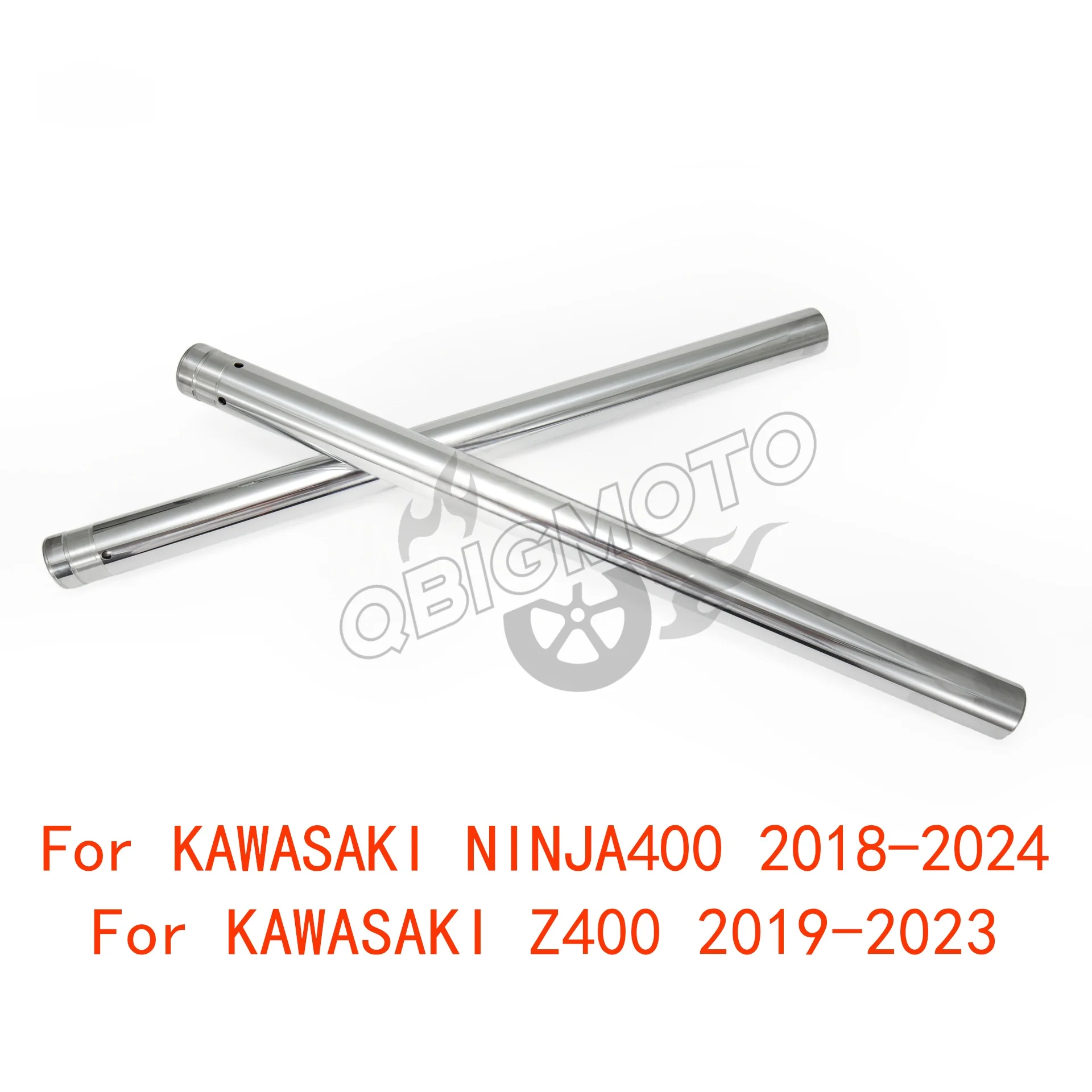 

NINJA400 2024 Motorcycle Front Suspension Fork Inner Tubes Pipes Set For KAWASAKI NINJA 400 NINJA-400 Z400 Z-400 2023 2022-2019