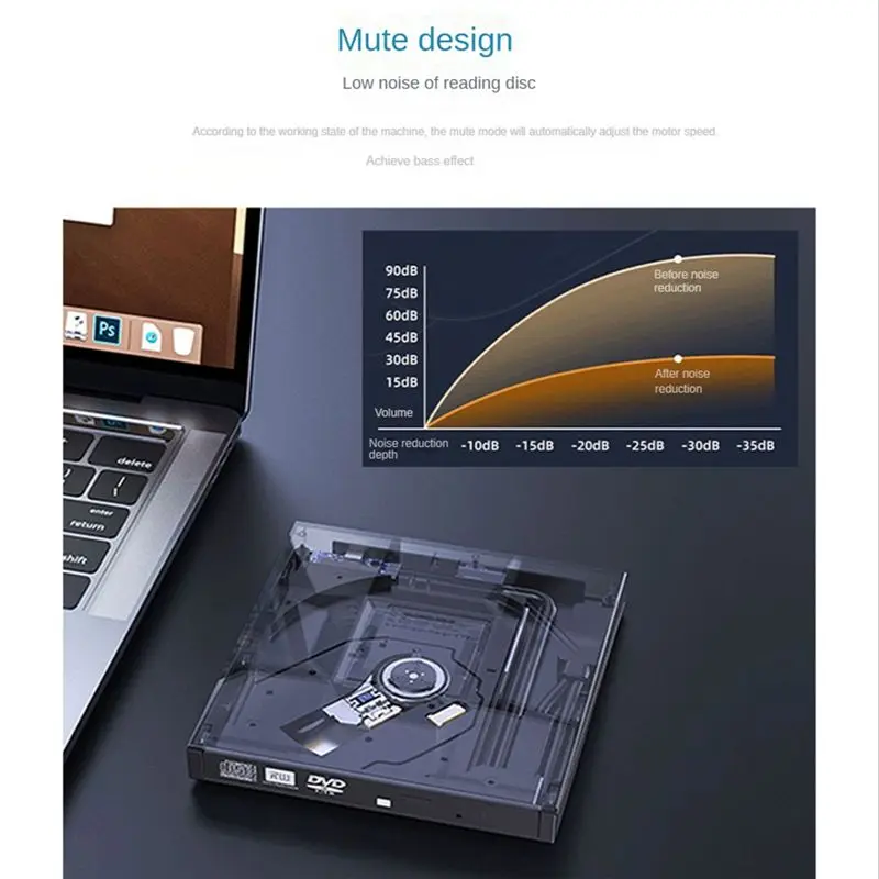 

*A14E USB 3.0 Type-C Портативная записывающая компакт-диск DVD +/-RW Оптический привод DVD-привод Внешний для ноутбука Настольный ПК