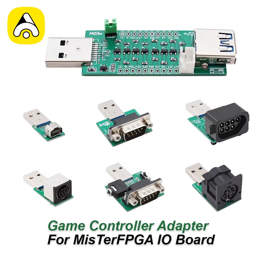 Adaptateur de convertisseur de contrôleur de jeu MiSTerFPGA SNAC USB 3.0 pour carte MiSTerFPGA IO adaptateur GENSMS/PCE/GB/NES