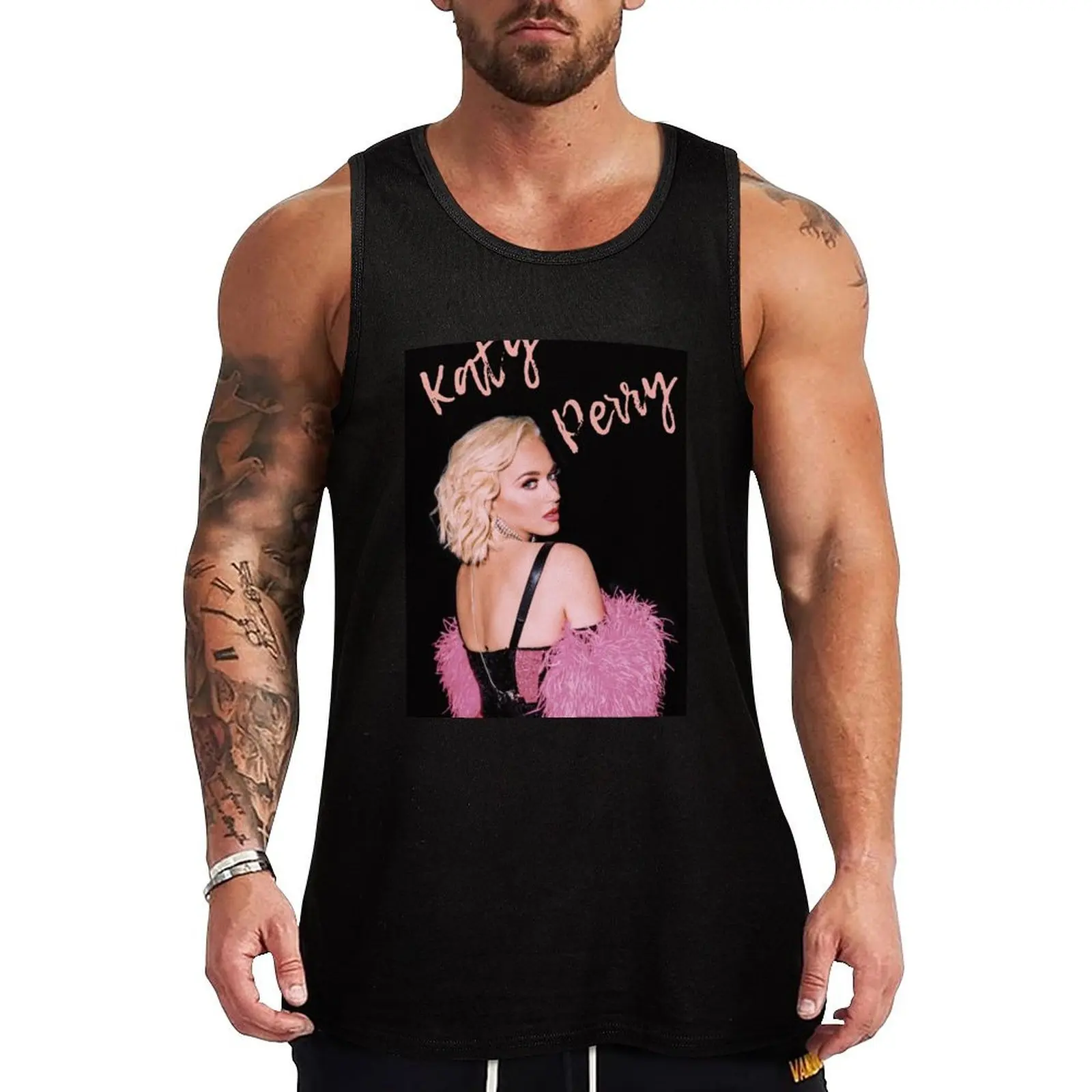 

Katy Perry Tank Top Basic Cotton Tank Top Non-Shrink Casual Sleeveless