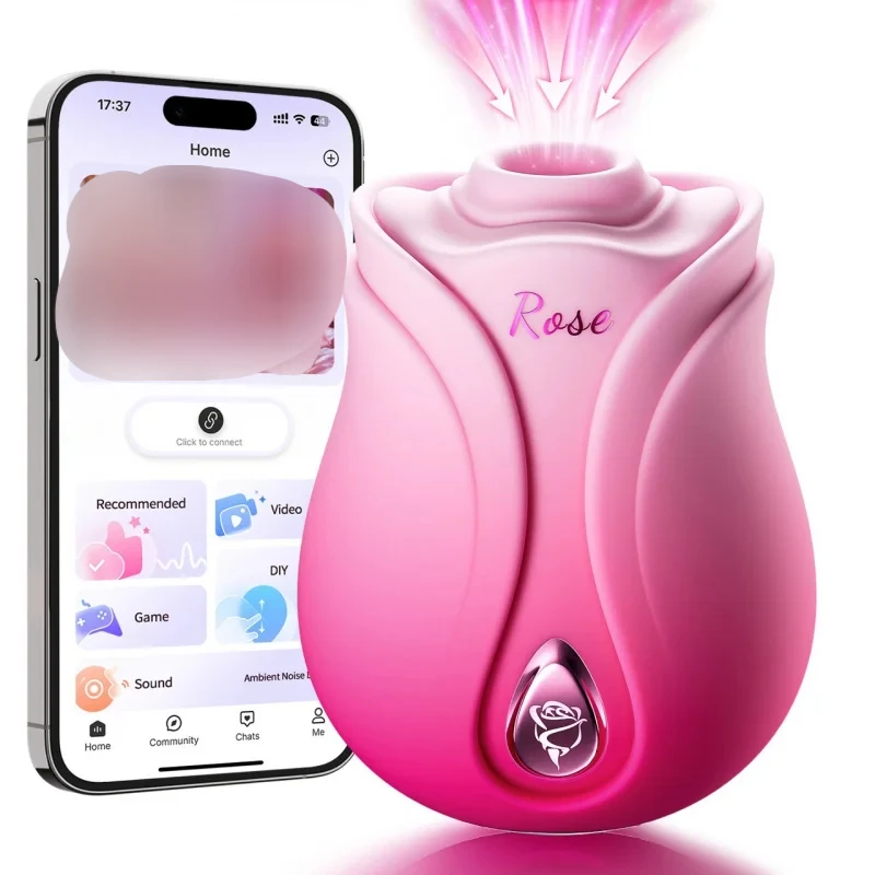 Flower-shaped clitoral suction vibrator, orgasmic female toy, adult erotic productsAPPVibrator