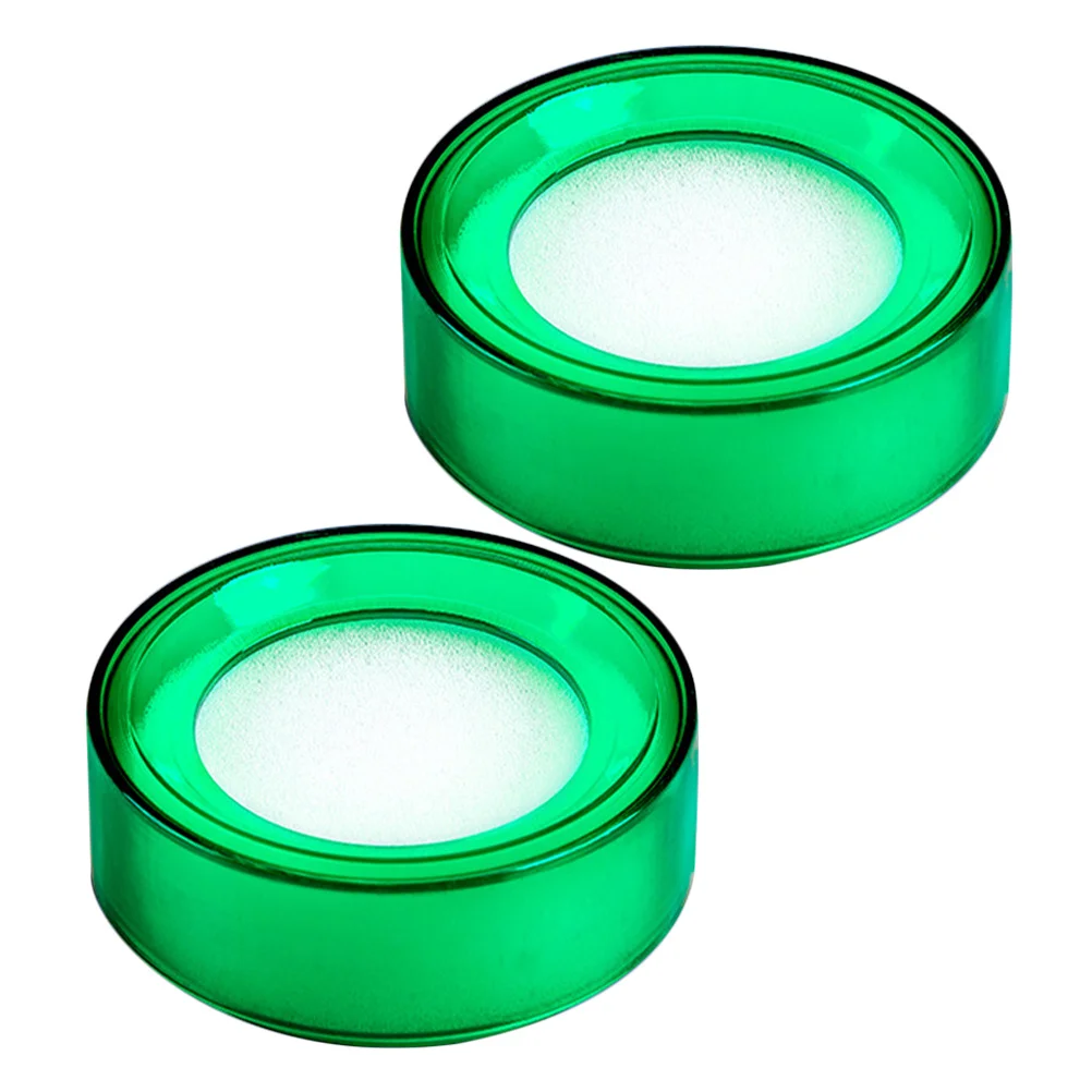 2 Buah Spons Pelembab Jari untuk Menghitung Uang dengan Cepat, Alas Plastik, Pegangan Anti Selip, Penyemprot Uang, Perlengkapan Kantor