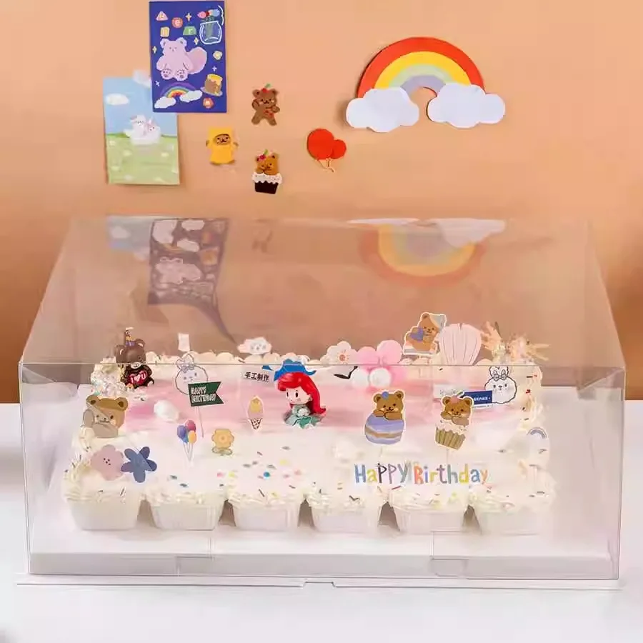 New Large Rectangular Cake Box for Celebrations And Grand Openings 40 Inch 30 Inch Bakery Style Packaging Box for Cakes
