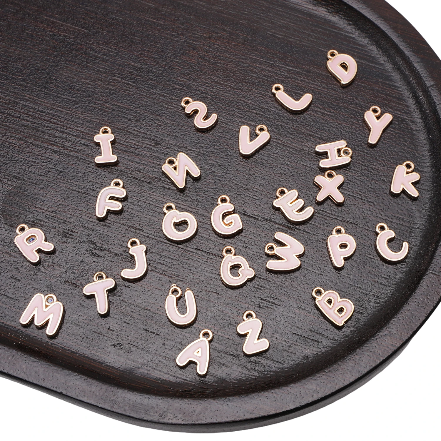 2/26Pcs Alloy A-Z 26 Letters Charms Pendants For Making DIY Name Jewelry Necklace Bracelet Earrings Birthday Mother's Day Gifts view 3