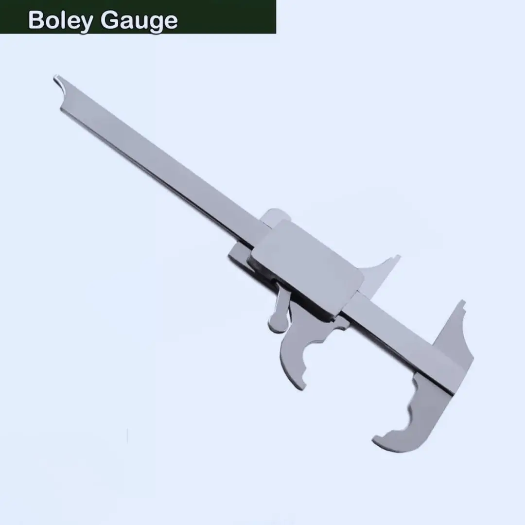 Dental Boley Gauge Caliper Vernier Measuring Orthodontic Lab Instruments Dental Surgical Measurement Tool CE