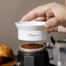 150ml/300ml Moka Pot Coffee Powder Dispenser 150ml/300ml Coffee Pot Powder Ring Moka Pot Anti-flying Powder Collector