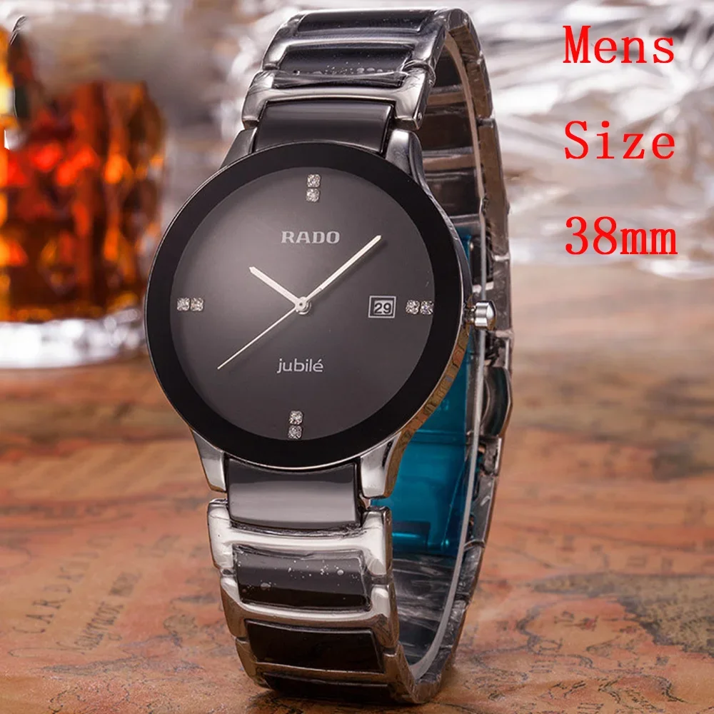 Top Rado Original Brand Watches For Mens Ladies Luxury Ceramic 38MM/28MM Simple Women Watch High Quality Sports AAA Male Clocks image 3