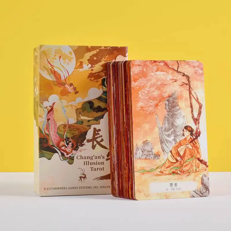 

New Chang'an Dream Record Tarot Cards Beginner Werther Collector's Edition Portable Version Mini Version
