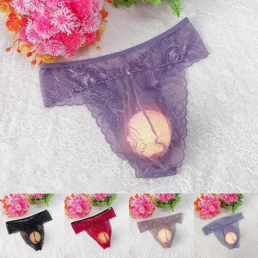 Men Sexy Lace Thongs G-Strings Sissy Pouch Panties Sex Underwear Lingerie Erotic Temptatio Knickers Cock Pouch Gay Men Briefs