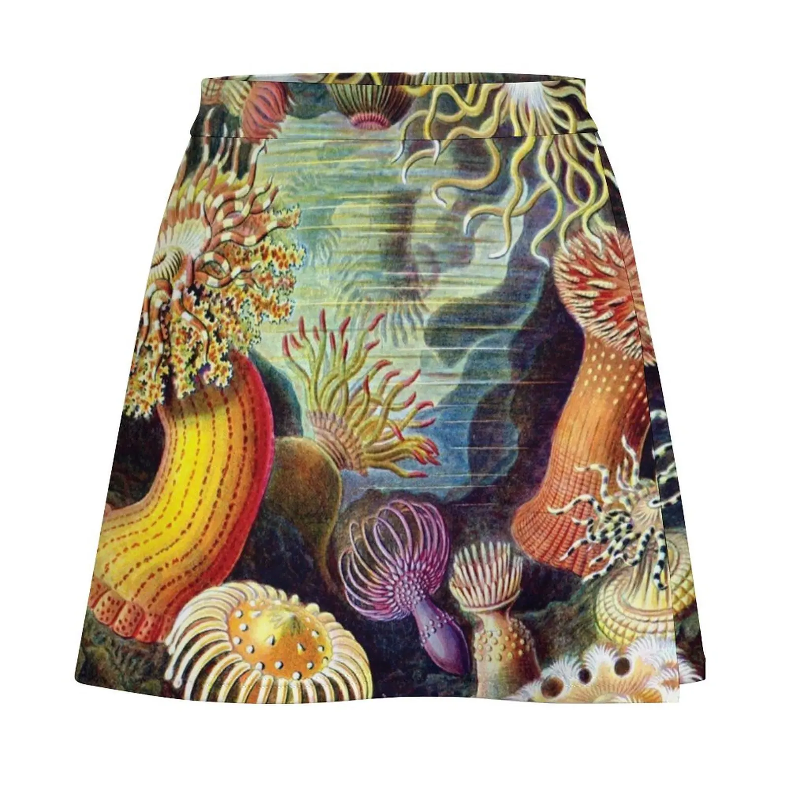 Haeckel illustration Mini Skirt elegant social women's skirts skirts for women 2026 japanese style night club women Mini Skirt