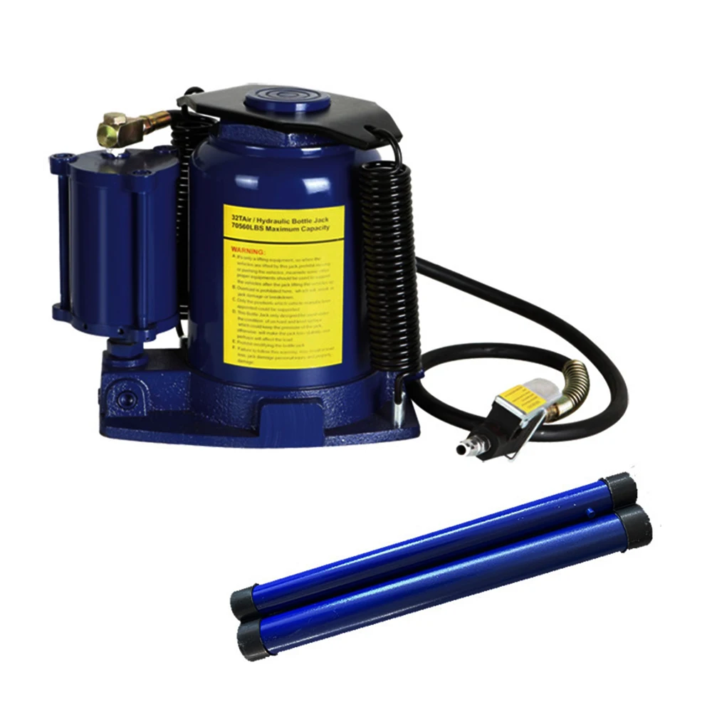 32 Ton pneumatic vertical hydraulic jack energy-saving air compressor dynamic top pneumatic jack