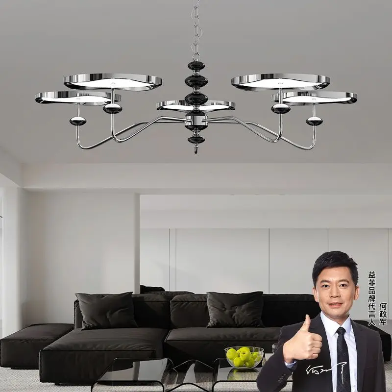 

Modern Star Track Pendant Light Italian Style Light Luxury Living Room Chandelier Designer High-end Minimalist New Style