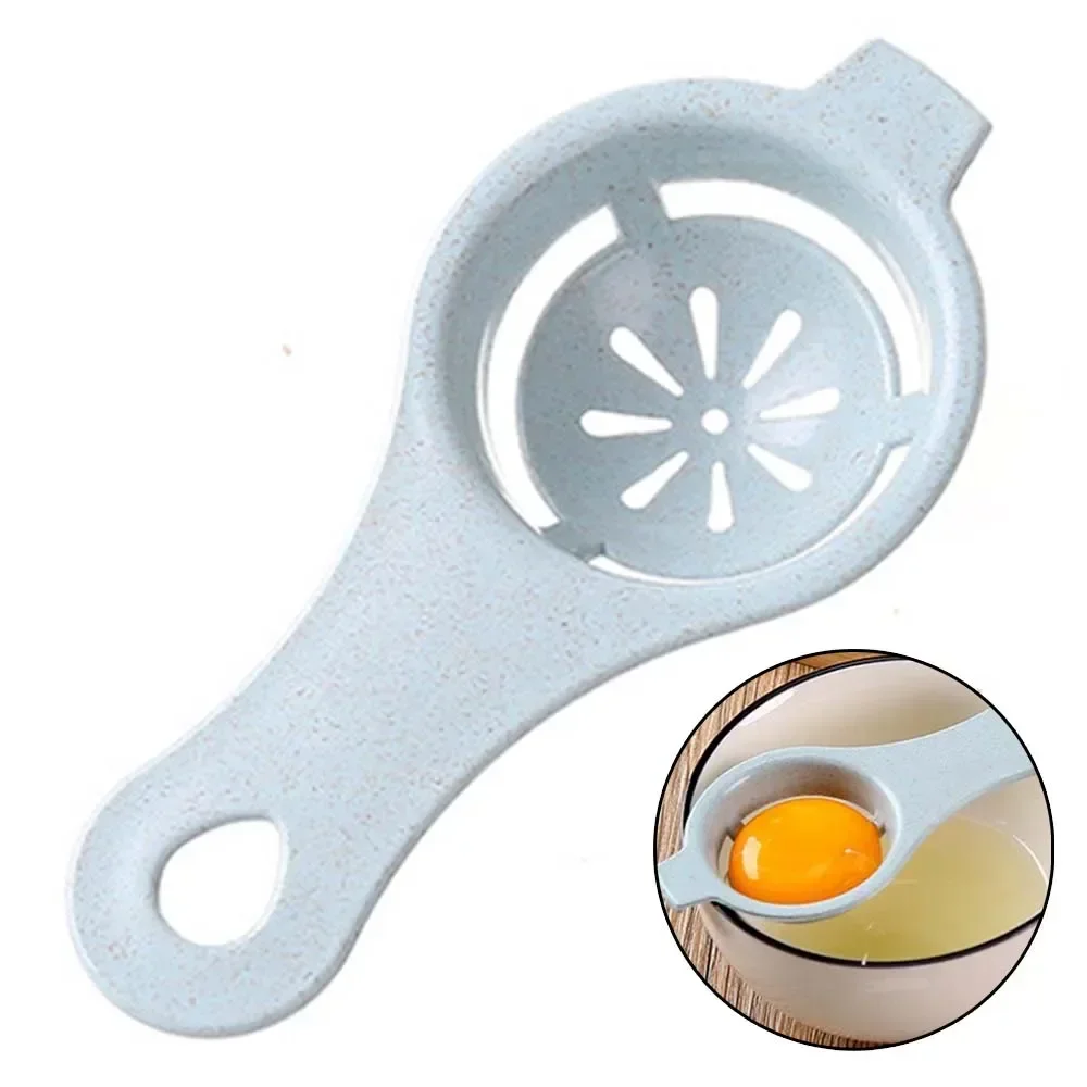 Mathiateur de jaune et de blanc d'œuf portable, outil de cuisson, tamis de cuisson, filtre en plastique, outils de cuisine, accessoires de cuisine essentiels