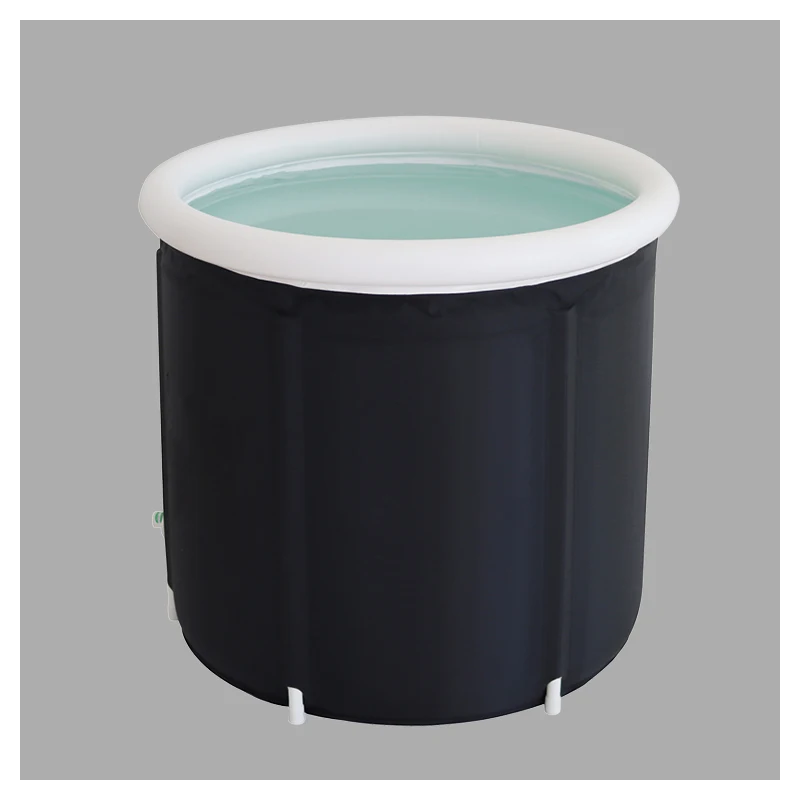 Bañera plegable independiente de poliéster y PVC, bañeras de Spa portátiles modernas para adultos, para natación interior y exterior, piscina de plástico barata