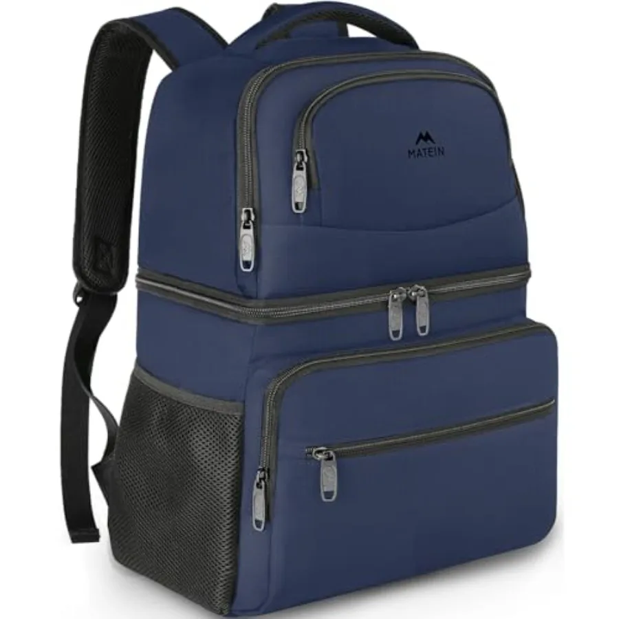 

Cooler Backpack 26 Cans Insulated Lunch Backpack for Men Women Leakproof Double Layer Lunch Cooler Bag Lightweight Soft Lunch B