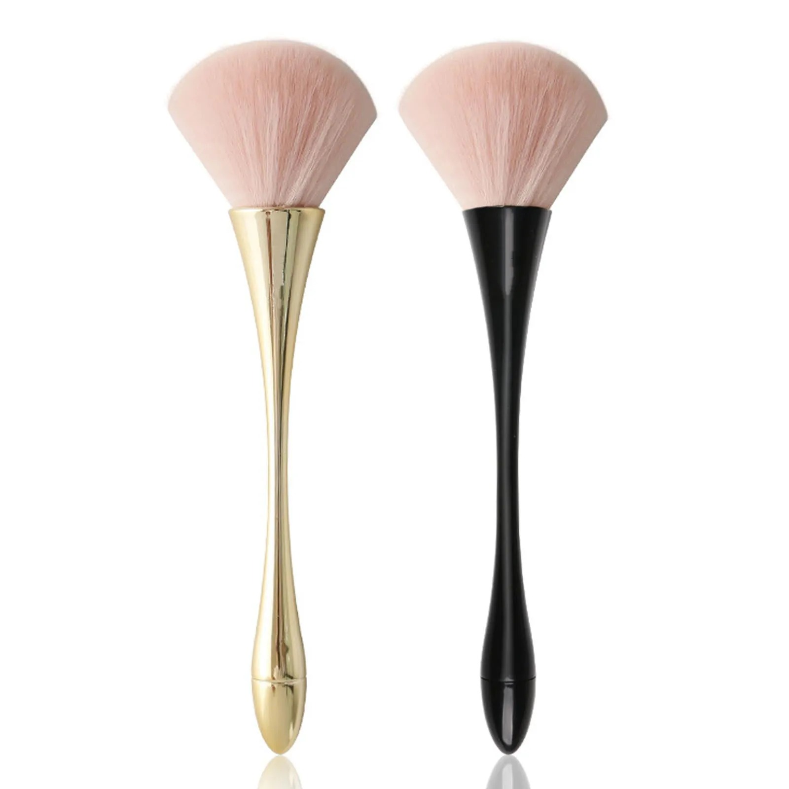 2pcs Nail Dust Brush Acrylic Brush Cleaner Nail Brushes for Cleaning Dust Dip Powder Brush