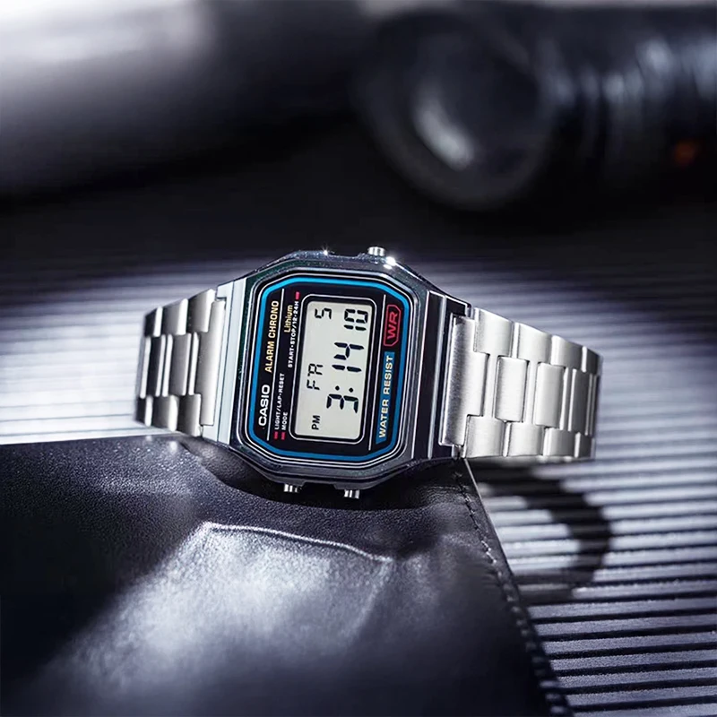 CASIO Watchs For Men luxury Classic LED digital Quartz man watch Waterproof Power Reserve Alarm Stopwatch Stainless Steel Watchs - view 3