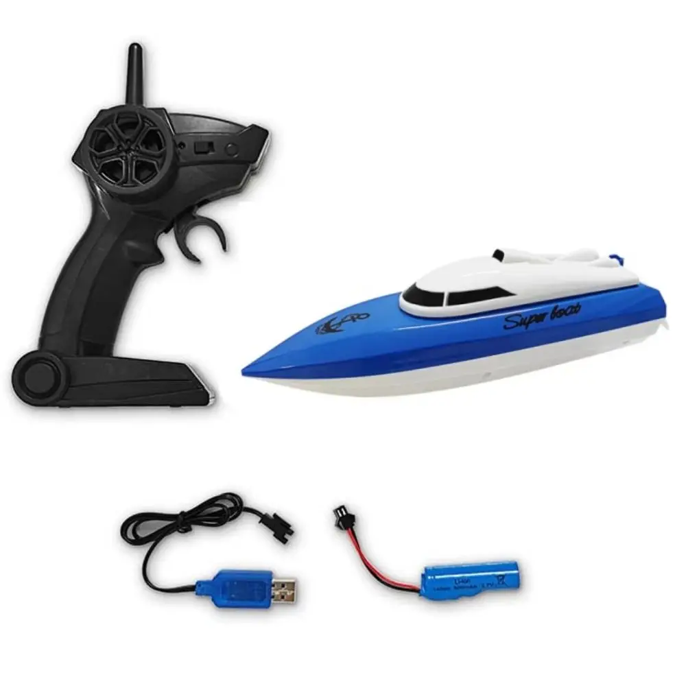 Double Propeller Remote Control Boat High Speed Water Racer RC Speedboat 2.4GHz Lake/Pool Boat Electric Toys Boys Girls