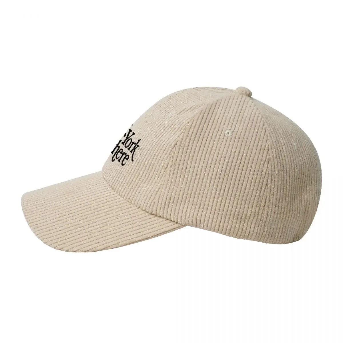 NEW YORK OR NOWHERE Corduroy Baseball Cap Hip Hop black Women\'s 2024 Men\'s