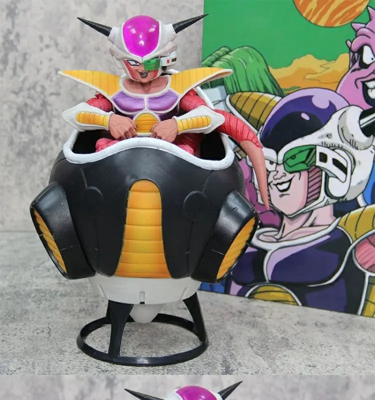 

Anime Dragon Ball Z Freezer Figure Ginyu Zarbon Dodoria PVC Action Figures First Form Frieza Hover Pod Figurine Model Toys