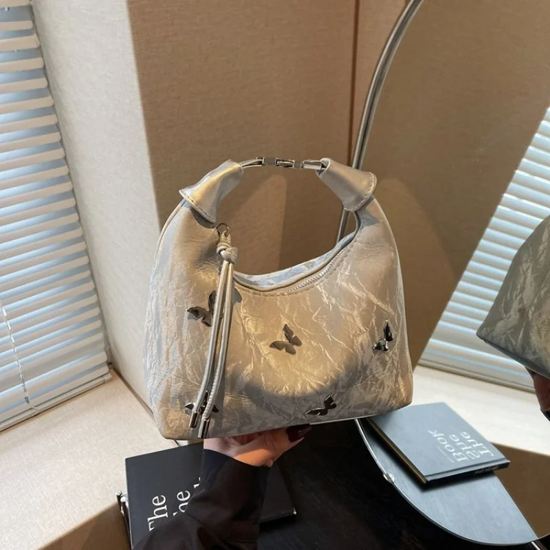 

Modish-chic 2025 Новая женская роскошная брендовая кожаная большая сумка известного дизайнера Простая популярная классика ​