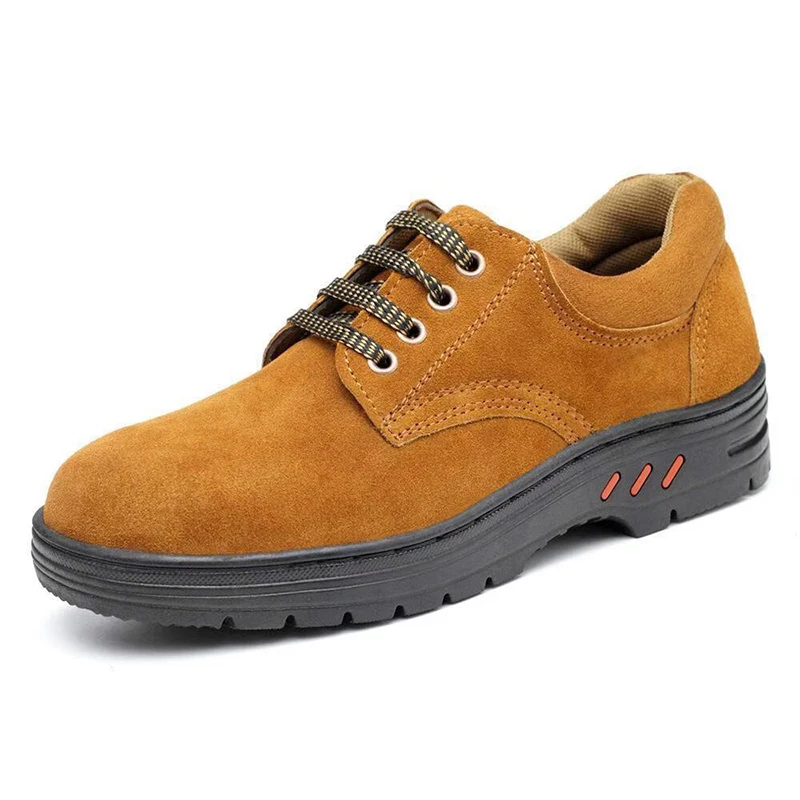 Lightweight Breathable Labor Protection Shoes for Men Steel Toe Cap Anti impact Anti Puncture Electric welder Anti Scald Shoes