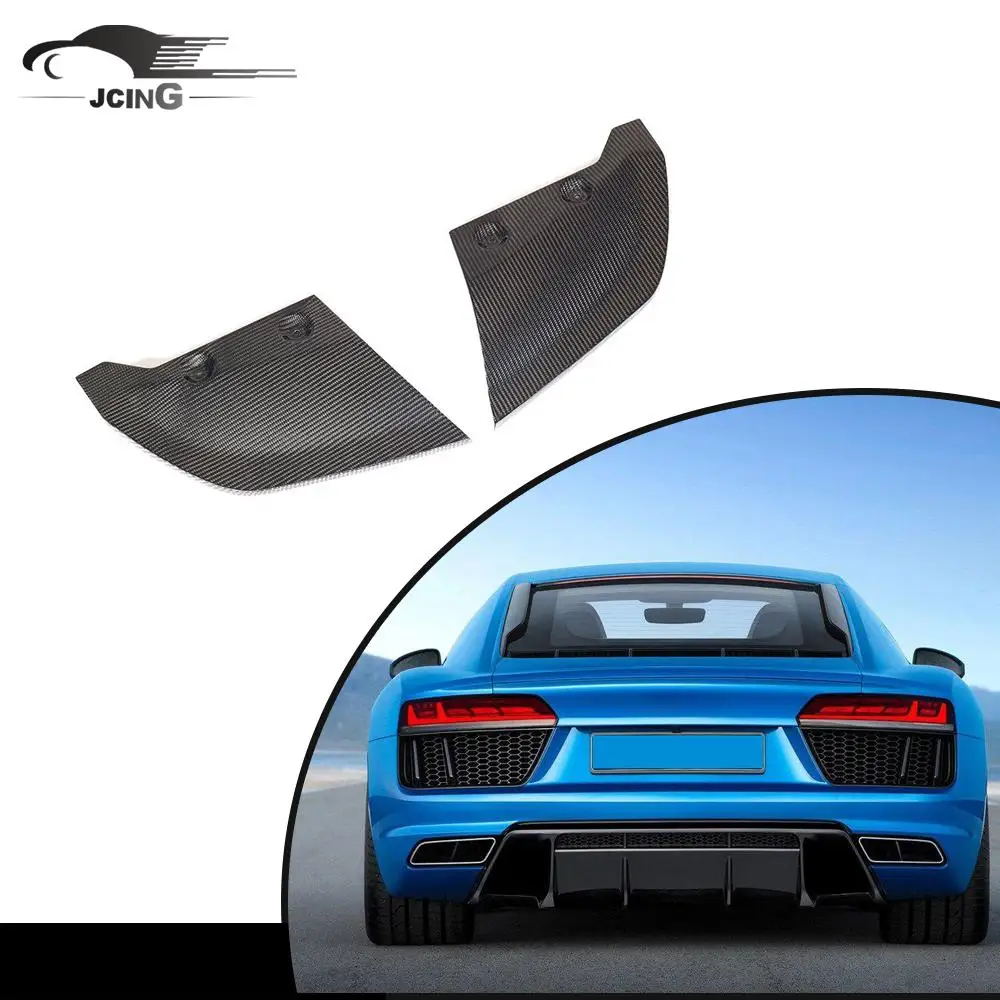

Carbon Fiber Rear Bumper Splitters For Audi R8 Coupe 2 Door 2016-2018