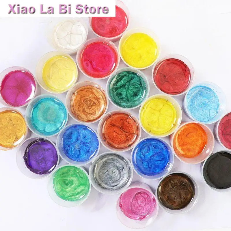 

XXFD Pearl Pigment Set Colorful Natural Mineral Mica Powder for Soap Making Cosmetics