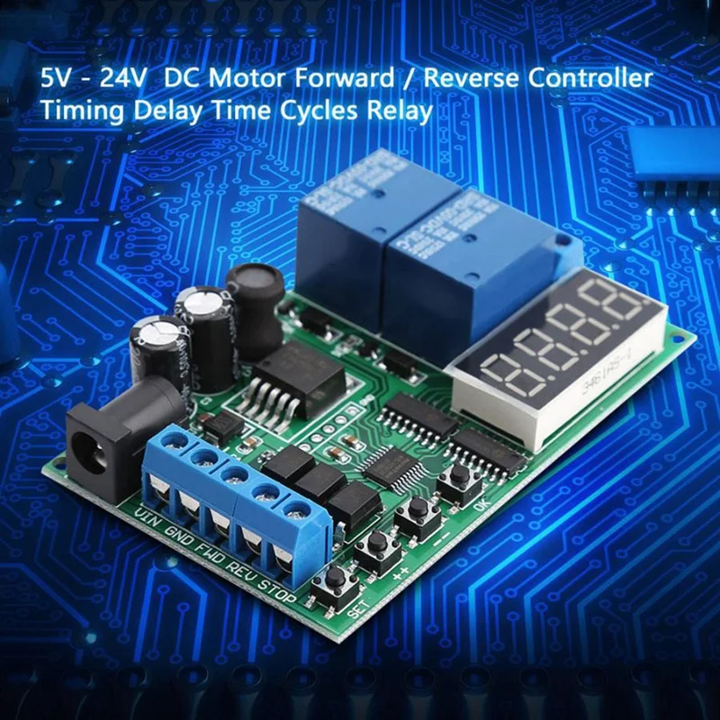 1 PCS DC 5-24V Multifunction Motor Reversible Controller Driver Board For Toy PLC Car Garage Door