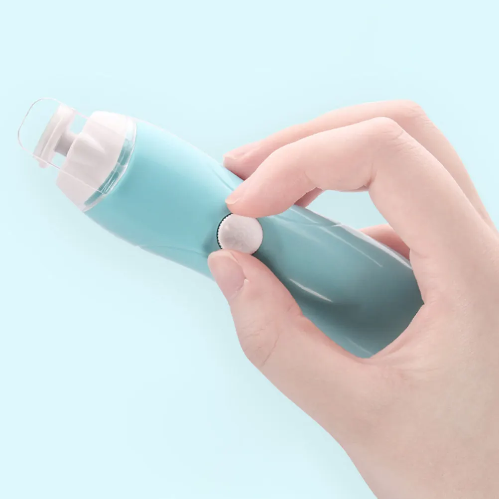 1Set Electric Nail Trimmer Nail Polisher ABS Material Silent Design USB Charging Fingernails Grinder Night Light