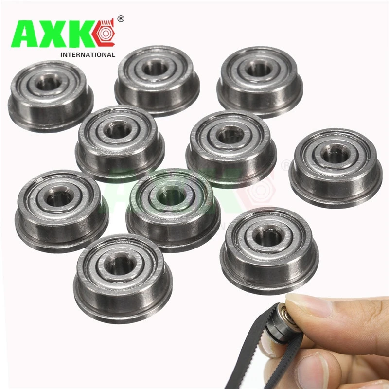 F695ZZ flanged bearing (10pcs/1 lot) 5*13*4mm F693ZZ F694ZZ F695ZZ F696ZZ F697ZZ F698ZZ F699ZZ